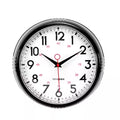 Retro Wall Clock 10 Inch Black Analog Round Clock
