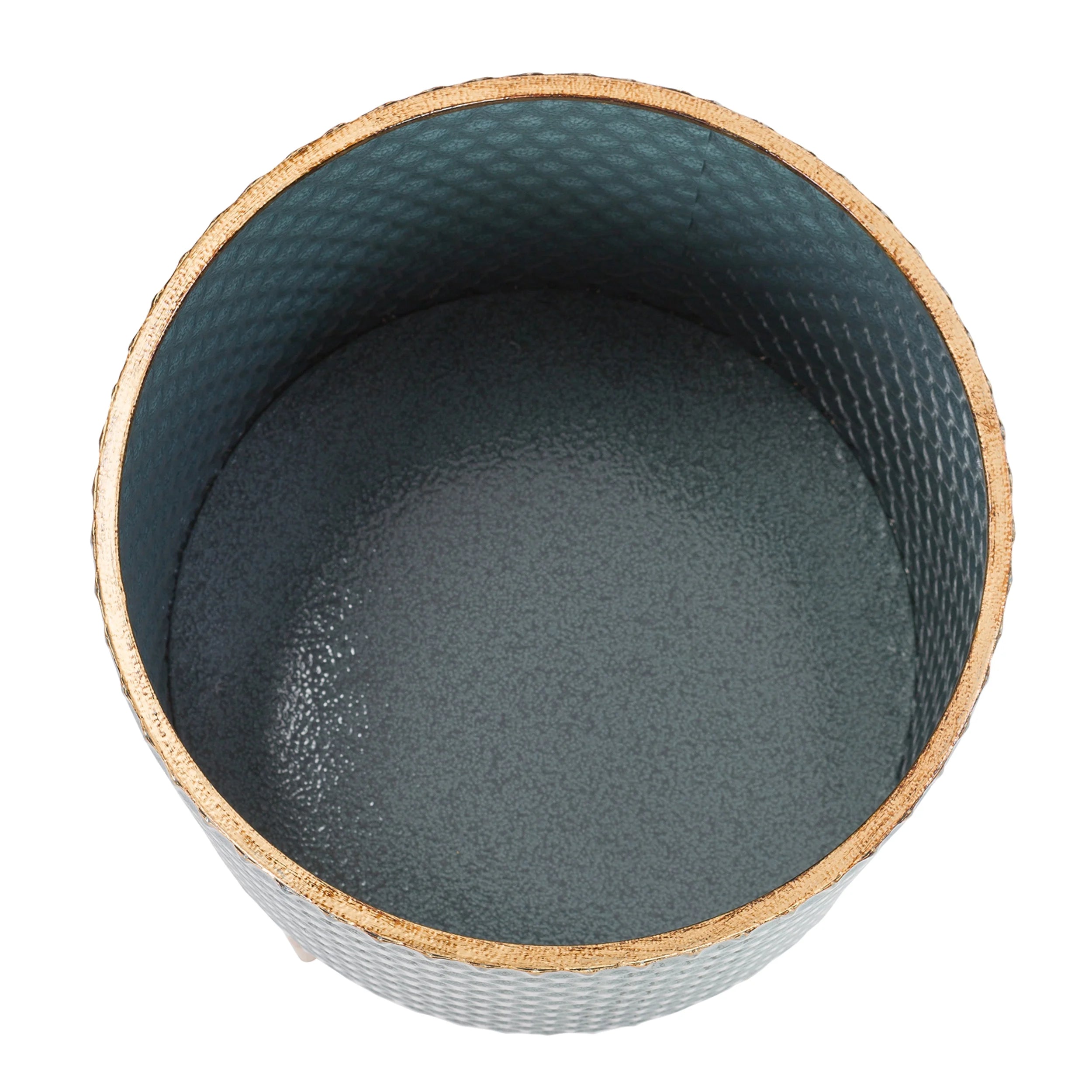 modern metal planters set of 3
