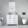 Modern Bathroom Vanity with Sink Top & Storage Cabinet