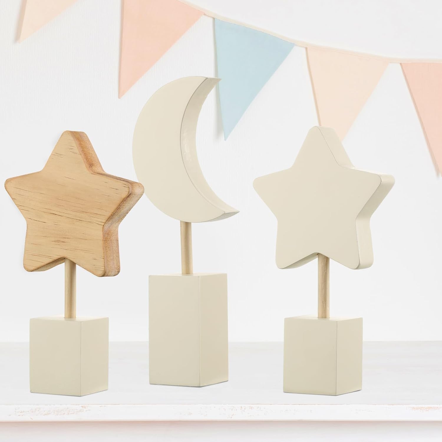boho nursery shelf decor set