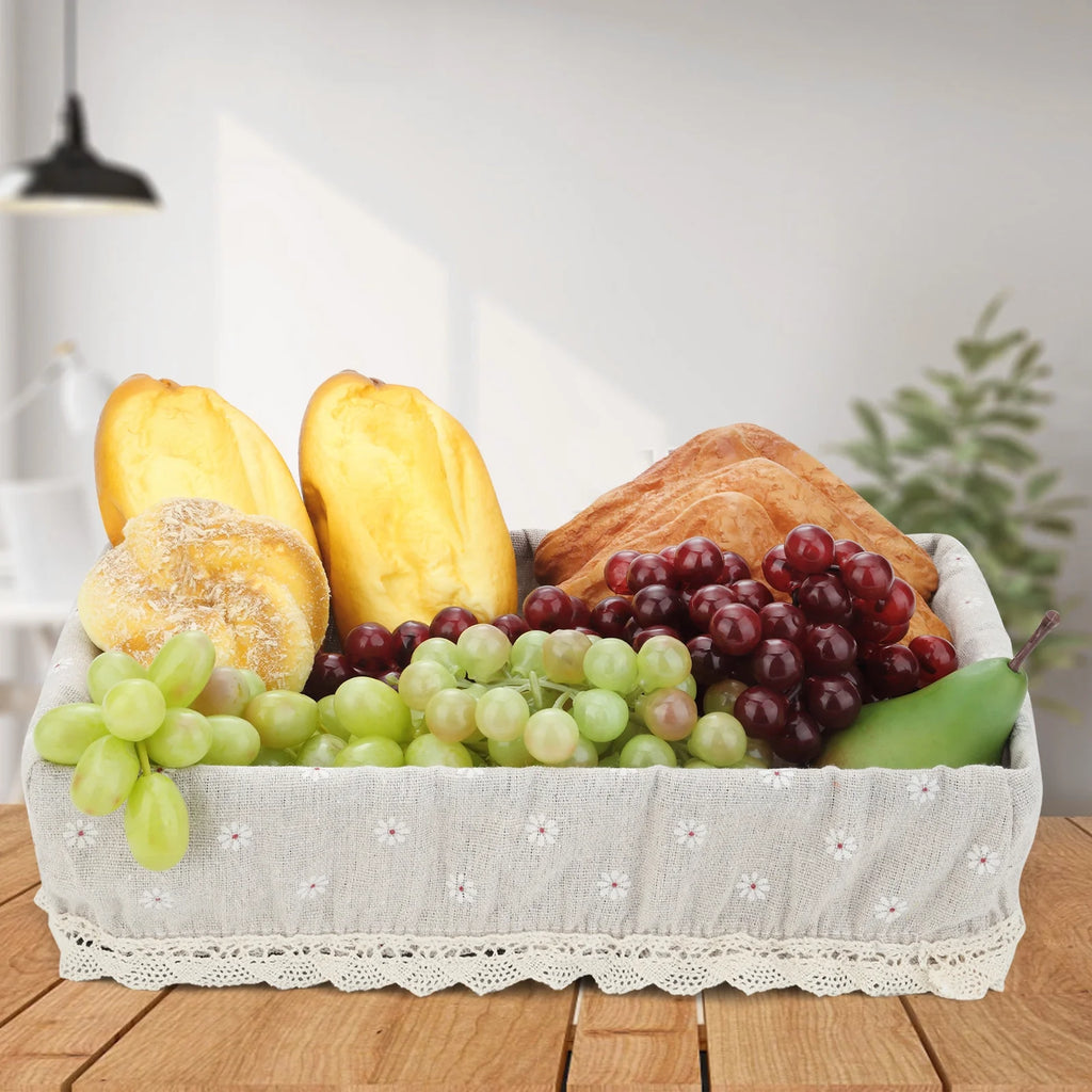 2 Tier Fruit Basket Organizer with Banana Hangers for Kitchen